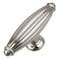 Gliderite Hardware 2-1/2 in. Satin Nickel Fluted Cabinet T-Knob - 4047-SN, 5PK 4047-SN-5 - alternate 1